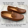 Giày Lười Nam Da Bò Cao Cấp, Thoáng Khí & Rọ Hè, Phong Cách Hàn Quốc - Giá chỉ 369k 6