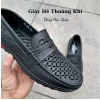 Giày Lười Nam Da Bò Cao Cấp, Thoáng Khí & Rọ Hè, Phong Cách Hàn Quốc - Giá chỉ 369k 9