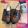 Giày lười nam da bò đánh màu cao cấp G04 - Đế khâu cực bền, màu đen-nâu sang trọng, giá chỉ 900k 6