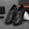 Giày lười nam da bò G03 Đế cao su êm ái Mã G06 màu đen giảm giá 250k 5
