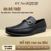 Giày lười nam da bò HT.NeO 338_F - Đế bệt da sần, hạt kim loại, trẻ trung, 520.000₫