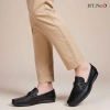 Giày lười nam da bò HT.NeO 338_F - Đế bệt da sần, hạt kim loại, trẻ trung, 520.000₫ 7