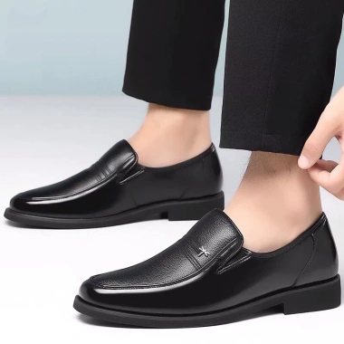 Giày lười nam da bò Imata, trung niên sang trọng, bảo hành 6 tháng, 305.000