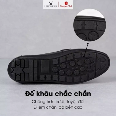 Giày lười nam da bò LuxWear – Đế khâu siêu nhẹ, êm chân, BH 24 tháng, 645.000₫ 6