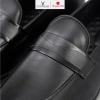 Giày lười nam da bò LuxWear GD52 - Tăng chiều cao, đế khâu, bảo hành 24t - 650k 6