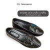 Giày lười nam da bò mềm mạ, mũi tròn, đế phíp tăng 2cm - KM Menswear, giá 790k 5