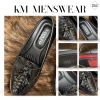 Giày lười nam da bò mềm mạ, mũi tròn, đế phíp tăng 2cm - KM Menswear, giá 790k 7