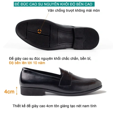 Giày lười nam da bò nappa G120 Bụi hộp sang - bảo hành 12 tháng, giá 545.000 VND 5 Giày lười nam da bò nappa G120 Bụi hộp sang - bảo hành 12 tháng, giá 545.000 VND 5