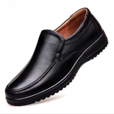 Giày lười nam da bò nguyên tấm cao cấp, tăng chiều cao 4-5cm, đế cao su non mềm êm, khâu đế 100% - Giá 138.800₫