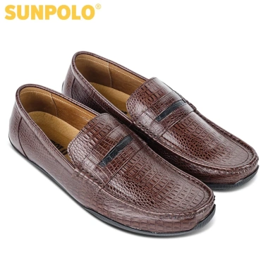 Giày lười nam da bò SUNPOLO KT2.588 – Công sở, đi chơi, giá 790.500 VND 6