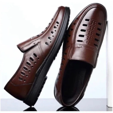 Giày lười nam da bò thoáng mát, đế khâu 4 cm, phù hợp đi làm dự tiệc, bảo hành 12 tháng – Giá chỉ 282.960 ₫
