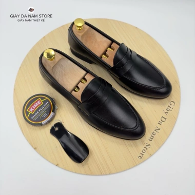 Giày Lười Nam Da Bò Trơn - Thiết Kế Trẻ Trung Sang Trọng, Bảo Hành 12 Tháng, 405.000₫ 5