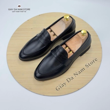 Giày Lười Nam Da Bò Trơn - Thiết Kế Trẻ Trung Sang Trọng, Bảo Hành 12 Tháng, 405.000₫ 6