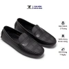 Giày lười nam da nubuck RANYBELT Đế cao su chống trơn, êm ái màu đen