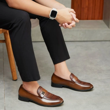 Giày lười nam Hiland da bò, đế chống trượt không dây, bảo hành 12 tháng – 750.000₫