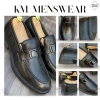 Giày Lười Nam Loafer Công Sở Da Bò Đen Đai V Đế Cao 5cm - Km Menswear Giá 580k 6