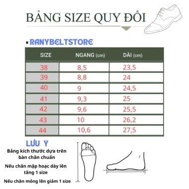 Giày lười nam RANYBELT da đen, đế cao su chống trơn, mã VQRT07 - Giá 556.000₫ 8
