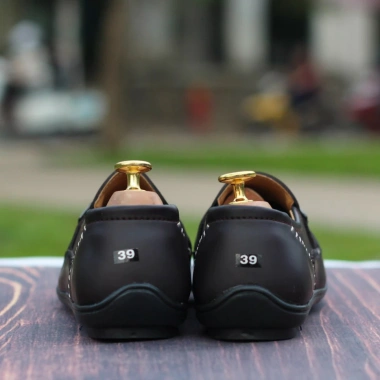 Giày Lười Nam Thiết Kế Hiện Đại Màu Trắng Nâu - Giá ưu đãi 840.000đ, thời trang