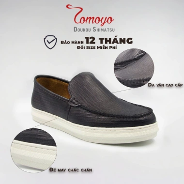 Giày Lười Nam Tomoyo TMN51.001 Da bò thật cao cấp Đế cao su nguyên khối Giá 1.502.800₫ Giày Lười Nam Tomoyo TMN51.001 Da bò thật cao cấp Đế cao su nguyên khối Giá 1.502.800₫