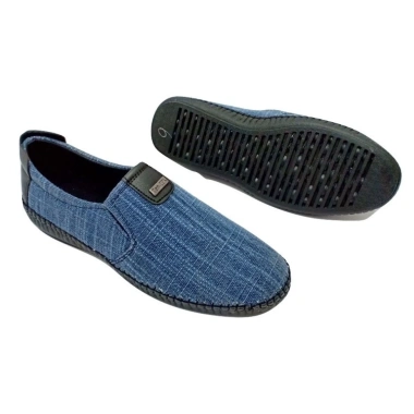 Giày lười nam vải bố xanh X86fashion - Miễn phí ship, giảm còn 690.000₫