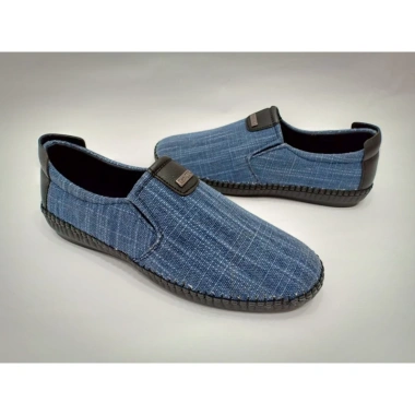 Giày lười nam vải bố xanh X86fashion - Miễn phí ship, giảm còn 690.000₫