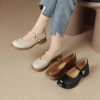Giày Lười Nữ Mary Jane AGIAY AG23 Da Cao Cấp Đế Su Nhẹ 310k - Dễ Đi 2