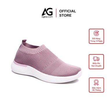 Giày lười nữ thể thao Agiay AG225 - Siêu nhẹ, êm chân, thoáng khí, đi bộ không đau 2