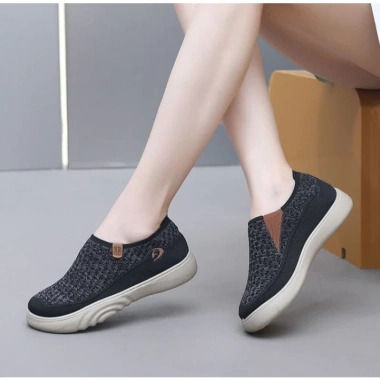 Giày Lười Nữ Vải Dệt AGIAY AG381 Siêu Nhẹ Thoáng Khí Hottrend - Giá Ưu Đãi 276k 4