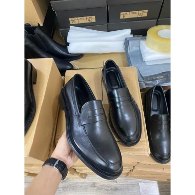 Giày Lười Penny Loafer Da Bò Nguyên Tấm Đế Phíp Gỗ Giá 765.000đ TDK Shoemaker