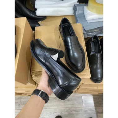 Giày Lười Penny Loafer Da Bò Nguyên Tấm Đế Phíp Gỗ Giá 765.000đ TDK Shoemaker