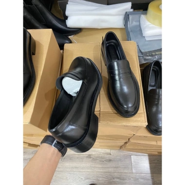 Giày Lười Penny Loafer Da Bò Nguyên Tấm Đế Phíp Gỗ Giá 765.000đ TDK Shoemaker