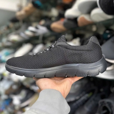 Giày Lười Skechers Summits Đen Full Chính hãng, Giá 675k, Nhẹ và thoải mái đi bộ