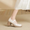 Giày Marry Jane nữ gót vuông 5p size 34-40 búp bê tiểu thư Ship hỏa tốc 410k