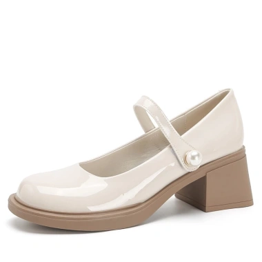 Giày Marry Jane nữ gót vuông 5p size 34-40 búp bê tiểu thư Ship hỏa tốc 410k 4