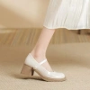Giày Marry Jane nữ gót vuông 5p size 34-40 búp bê tiểu thư Ship hỏa tốc 410k 6