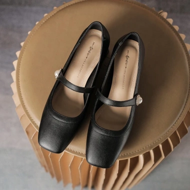 Giày Marry Jane nữ phong cách Anh quốc, gót 5p, size 34-40, giá ưu đãi 399k 6