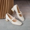 Giày Marry Jane nữ phong cách Anh quốc, gót 5p, size 34-40, giá ưu đãi 399k 7