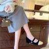 Giày Mary Jane Nữ Mùa Xuân Pháp Size Lớn, Khối Màu Dày, Gót Trung Bình, Mũi Tròn Giá chỉ 193.920₫ 6