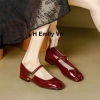 Giày Mary mũi vuông kiểu Pháp 3p cao cấp nữ khuy Miu MJ 24 Giá ưu đãi 210.000 VND 10