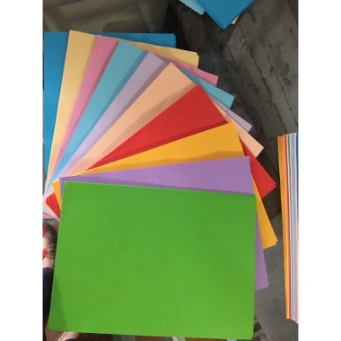 Giấy màu đặc biệt A4 PGrand 10 màu (xám, cam, vàng kim, vàng chanh, đỏ, xanh lá, xanh dương, hồng tôm, tím, nude) 500 tờ - Giá ưu đãi 265.000₫ 2