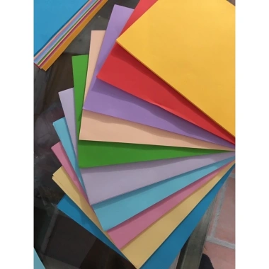 Giấy màu đặc biệt A4 PGrand 10 màu (xám, cam, vàng kim, vàng chanh, đỏ, xanh lá, xanh dương, hồng tôm, tím, nude) 500 tờ - Giá ưu đãi 265.000₫ 3