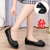 Giày Mẹ Da Thật Đế Mềm Đậu Hà Lan Đơn Nữ Xuân Thu 2.025 Siêu Mềm Chống Trơn Trượt 3