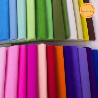 Giấy Mếch Bông Lót Gói Hoa 45x45cm 5 Tờ - Chống Thấm Nước Giá Ưu Đãi 18.000₫ 6