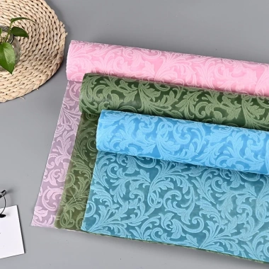 Giấy Mếch Gấm 58x58cm 5 tờ - Dày không thấm nước, gói hoa, lót bó, trang trí quà - Sami 5