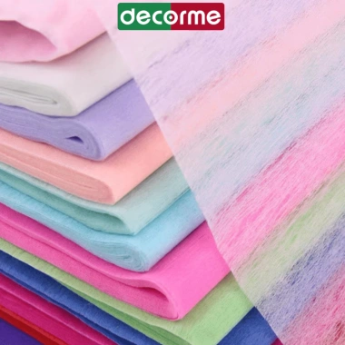Giấy mếch gói hoa Decorme - Lót bó hoa tươi, hoa kẽm nhung, phụ kiện trang trí quà tặng, giá chỉ 30.700₫