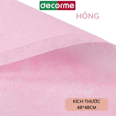 Giấy mếch gói hoa Decorme - Lót bó hoa tươi, hoa kẽm nhung, phụ kiện trang trí quà tặng, giá chỉ 30.700₫