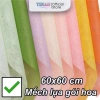 Giấy mếch lụa 60x60cm đa màu - 50 tờ gói hoa, quà, trang trí handmade, chỉ 21.000₫
