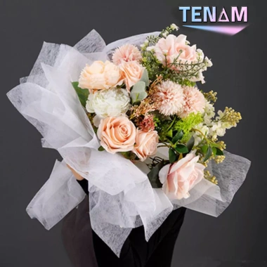 Giấy mếch lụa 60x60cm đa màu - 50 tờ gói hoa, quà, trang trí handmade, chỉ 21.000₫ 4