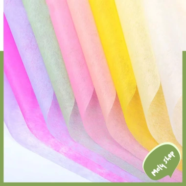 Giấy Mếch Lụa Cao Cấp Loại 1 60x60cm Dày Dặn - Xấp 50 tờ, Gói Hoa và Quà 19.100₫ 9