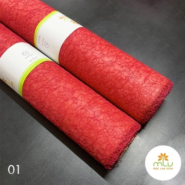 Giấy Mếch Lụa Hoa Văn Nổi, Giấy Gói Hoa Vân Long Gân - Giá 25.000 VND 2 Giấy Mếch Lụa Hoa Văn Nổi, Giấy Gói Hoa Vân Long Gân - Giá 25.000 VND 2